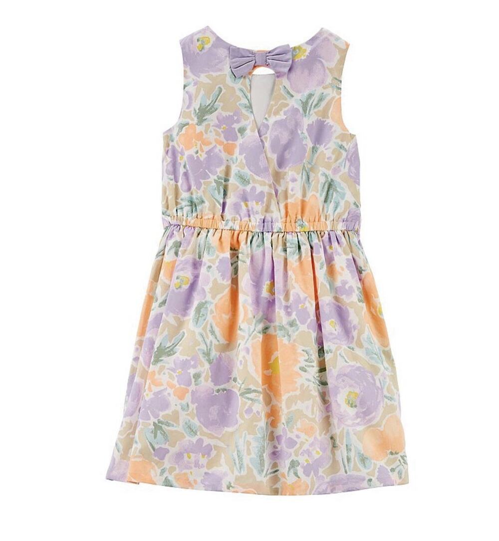 Carter's Floral Sateen Dress Girls 7